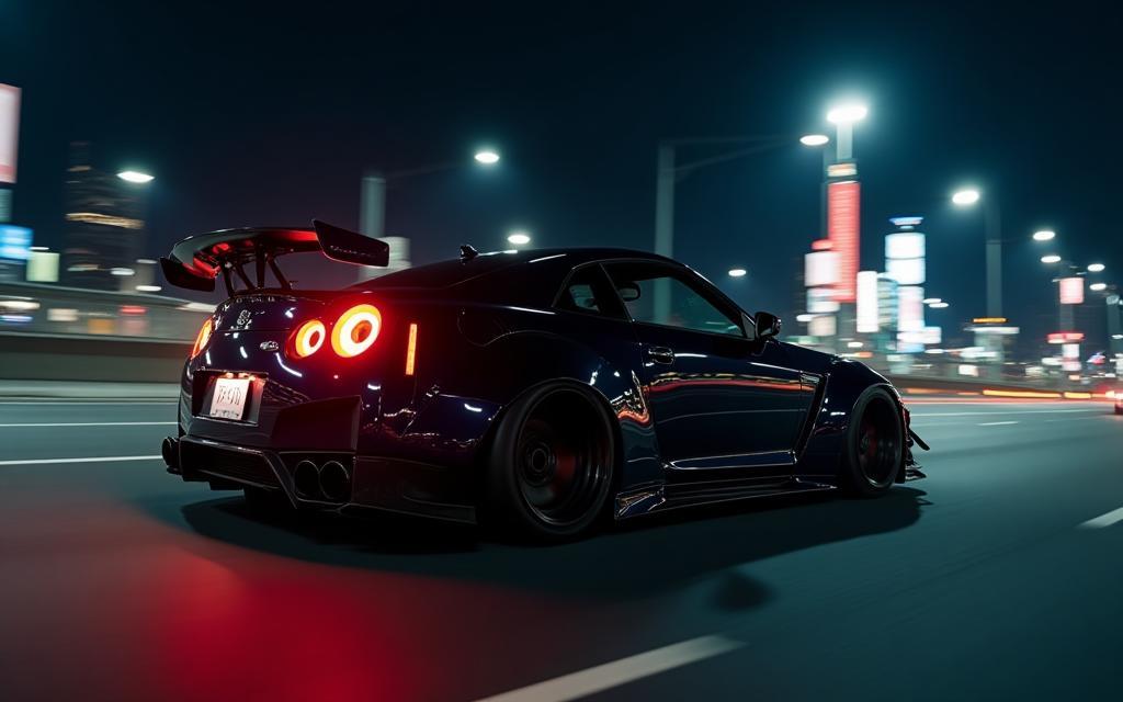 ダイナミックなチューニングカーのバナー画像